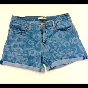 Levi Slate Daisy shorts